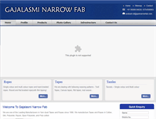 Tablet Screenshot of gannarrowfab.com